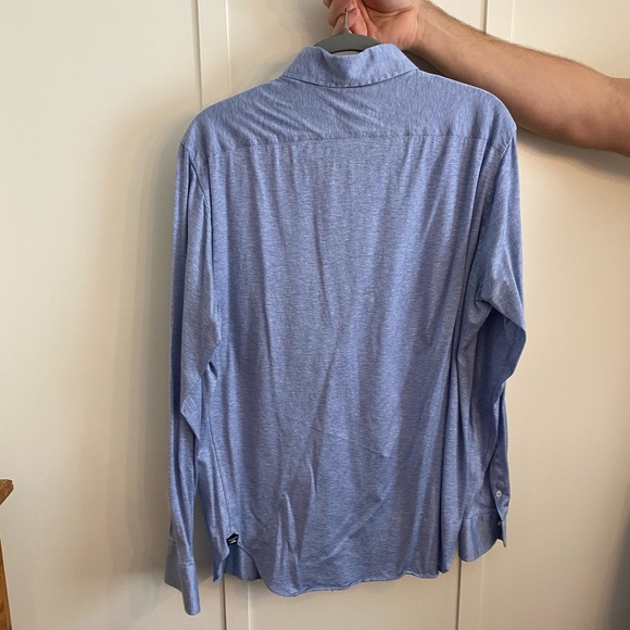 Castangia Men’s blue casual button down - Picture 3 of 3